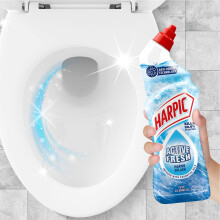 Harpic Active Fresh Toilet Cleaning Gel Marine Splash Pack 12 x 750 ml