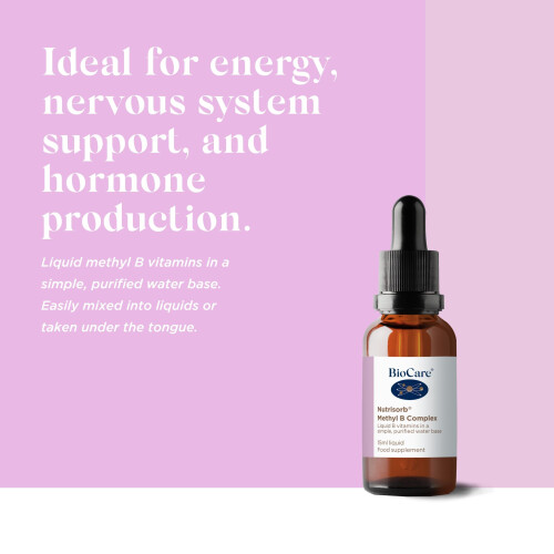 BioCare Nutrisorb Methyl B Complex - Liquid Active B Vitamins for Energy, Cognit 1