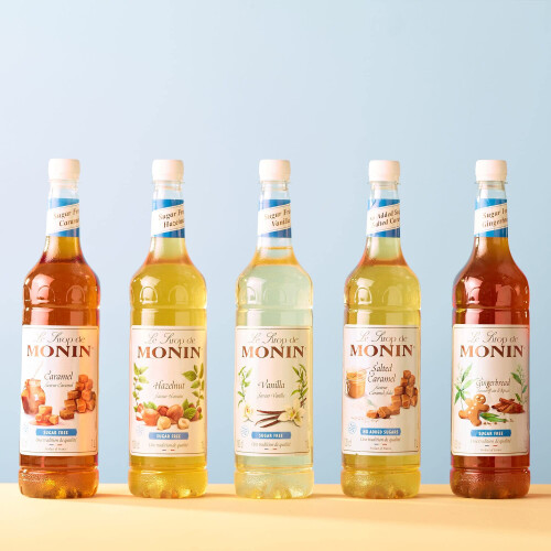 Monin Vanilla Sugar Free Syrup - 4x1ltr 1