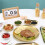 BBQ Thick Round Plate BBQ Plate Golden Cafe Fruit Cake Plate 6