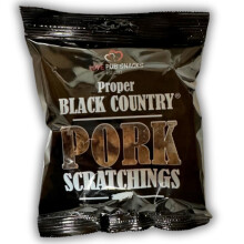 Proper Black Country Pork Scratchings Pub Card 12X60G