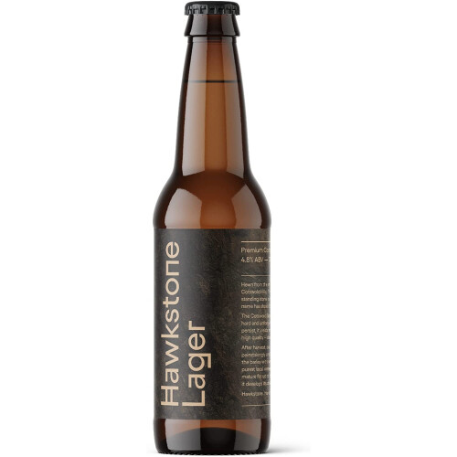 Hawkstone Premium Lager Bottle, 6 x 330ml 1