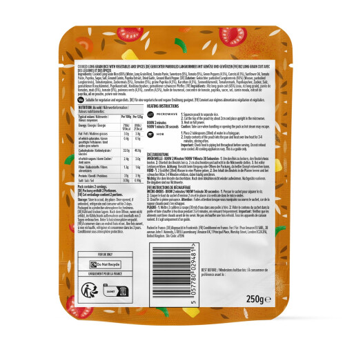 by Amazon Mexican Microwave Rice, 250g