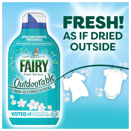 Fairy Fairy Outdoorable Fabric Softener, 86 Washes, 1.204L 2