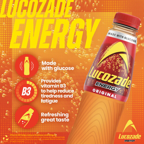 Lucozade Lucozade Energy Original 380ml (Pack of 2
