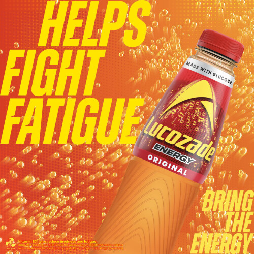 Lucozade Lucozade Energy Original 380ml Pack of 4 2