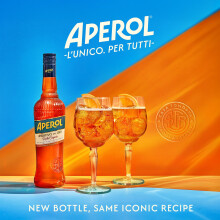 Aperol Aperitivo 1L 11 ABV The unmistakable orangecoloured bitterswe