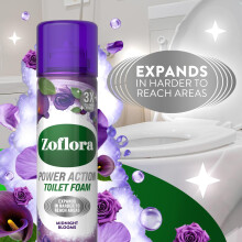 Zoflora Power Toilet Foam Midnight Blooms Expands in Harder to Reach A