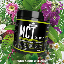 Natures Aid MCT Oil Creamer Powder - Add to Coffee Shakes Smoothies - 100 Percent Premium Coconut Oil Pure Sustainably Sourced Vegan Vegetarian GMP S