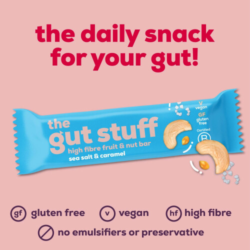 The Gut Stuff High Fibre Fruit & Nut Bars – Gut Friendly Snack, 2