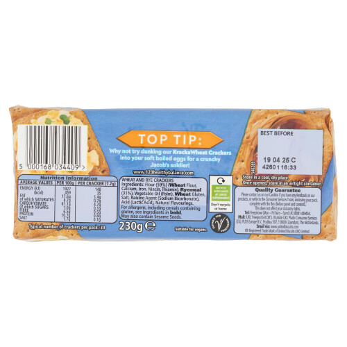 JACOB'S Krackawheat Crackers 230g 1