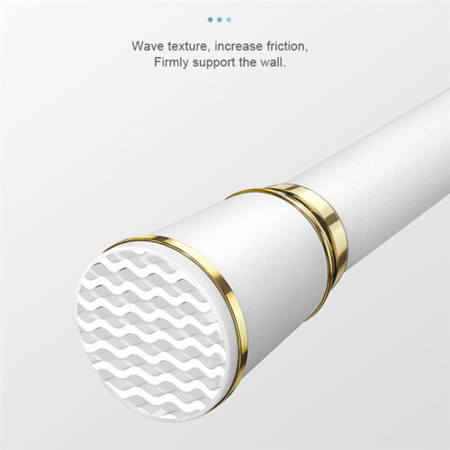 Extendable Telescopic Pole, Multi-Purpose Spring-Loaded Stick, Adjustable Hanger for Curtains and Bathroom B 2