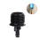 Single Hook 4 Points External Thread Black Connector Garden Irrigation Internal Thread Interface Sprinkler Connector 5