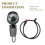 Bicycle Modification Accessories 6V-60V Headlight Night Riding LED Lighting Night Riding Equipment/Waterproof Connector 7