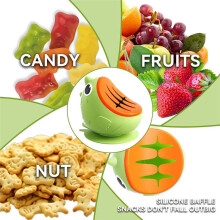 Silikon-Babyschale, Auslaufsicherer Snackbecher mit Saugnapfboden und Sicherheitsdeckel, BPA-Freies, Lebensmittelechtes Silikon, Sichere Qualität