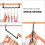 Coat rack, 12 magic hangers, non-slip and windproof storage hangers (random color) 2