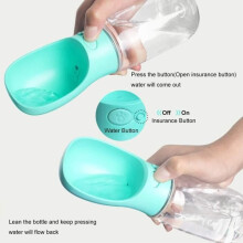 Water Dispenser - LEYTN - Portable 550ml - Dog and Cat - Outdoor - Practical and Safe