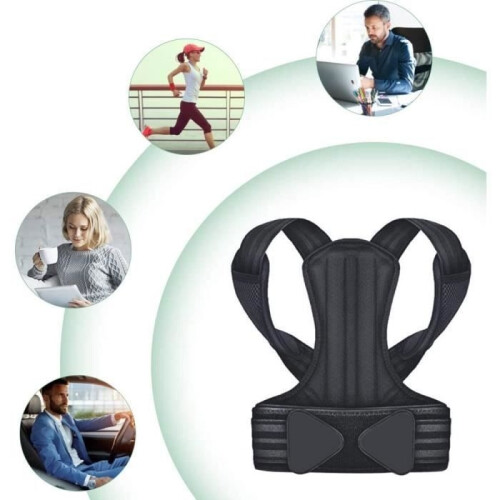 Posture Corrector, iThrough Upper Back, Shoulder and Orthopedic Support Adjustable Posture Belt for Women and Men 2