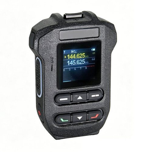 Microfono da Spalla per Walkie Talkie per VR-N7600/N7500/N76, Microfono Portatile Wireless  con Display.
