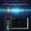 2.4G Wireless Guitar System Rechargeable Guitar Transmitter Receiver 48K/16bit Real- Transmission Rotatable Plug,B 8