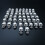 Set of 50 Mini Plastic Skull Beads for Halloween 4