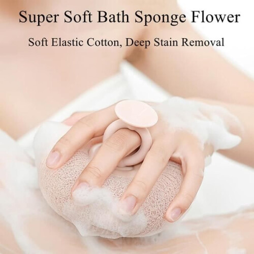 Bath Sponge - Not specified - Sunflower Shower Ball - Suction Cup - Exfoliating - Comfortable 1