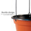 5PCS Plastic Hanging Chains for Planters, 360 Rotating Hooks for Flower Pots PZCC 3