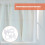 Curtain hook - JOYAN - 100PCS - White Plastic - Diameter 9mm - Length 17.3mm 3