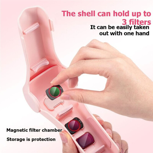 STARTRC Flip Protective Case for  Osmo Pocket 4 Magnetic Filter Storage Hard Shell Gimbal Camera Cover
