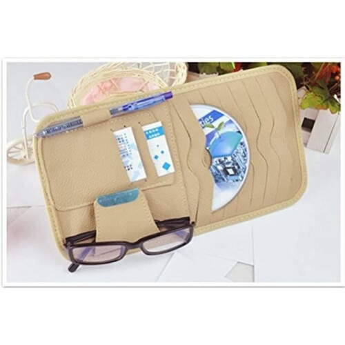 Storage Bag - Sunshade - PU Leather - 8 CDs - 3 Electronic Cards 2