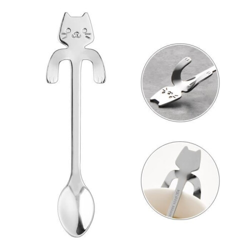 Set of Original Cat Coffee Spoons for Dessert 2