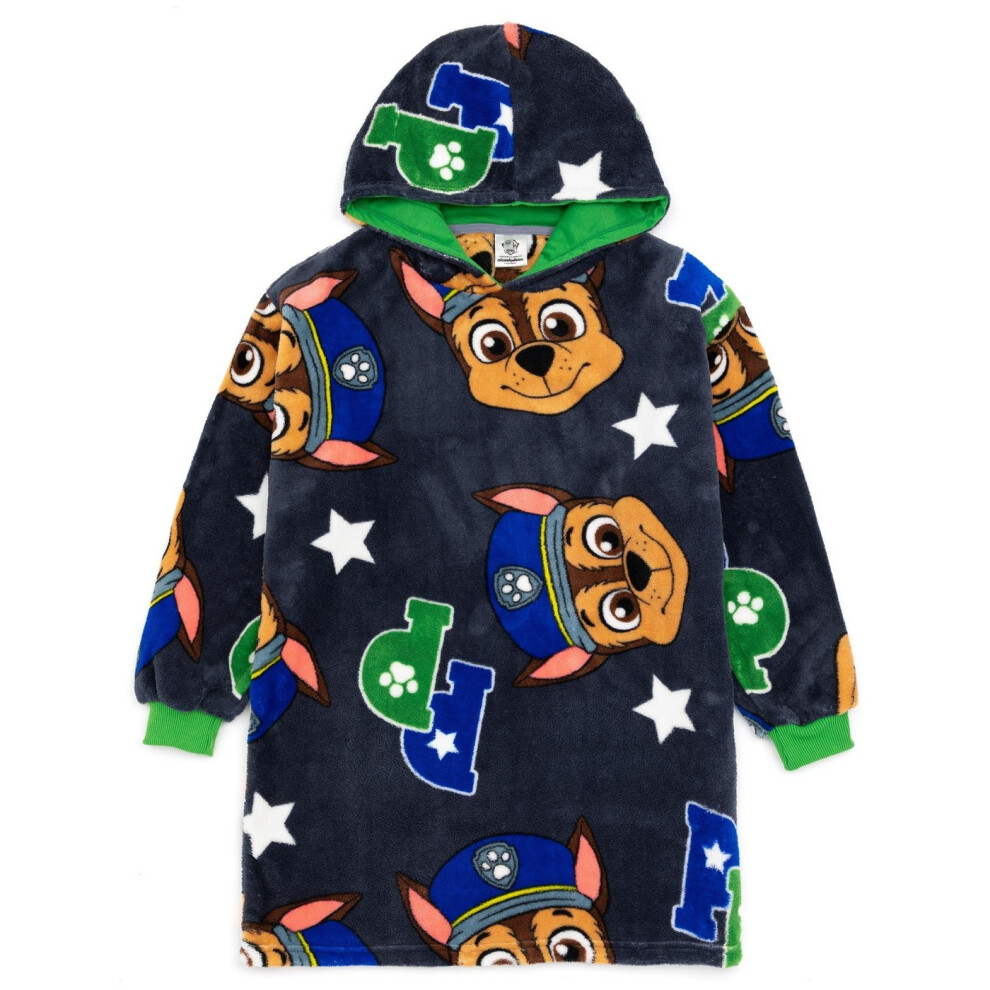 Paw Patrol (3-5 Years, ) Boys Chase Hoodie Blanket Grey