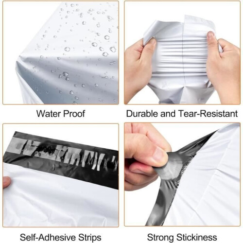 Plastic envelopes - WASDK - 50 Pcs - Self-adhesive - Opaque - 34x46cm 1