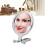 SALUTUYA Folding Makeup Mirror - Double-Sided - 10x Magnification - Silver 2
