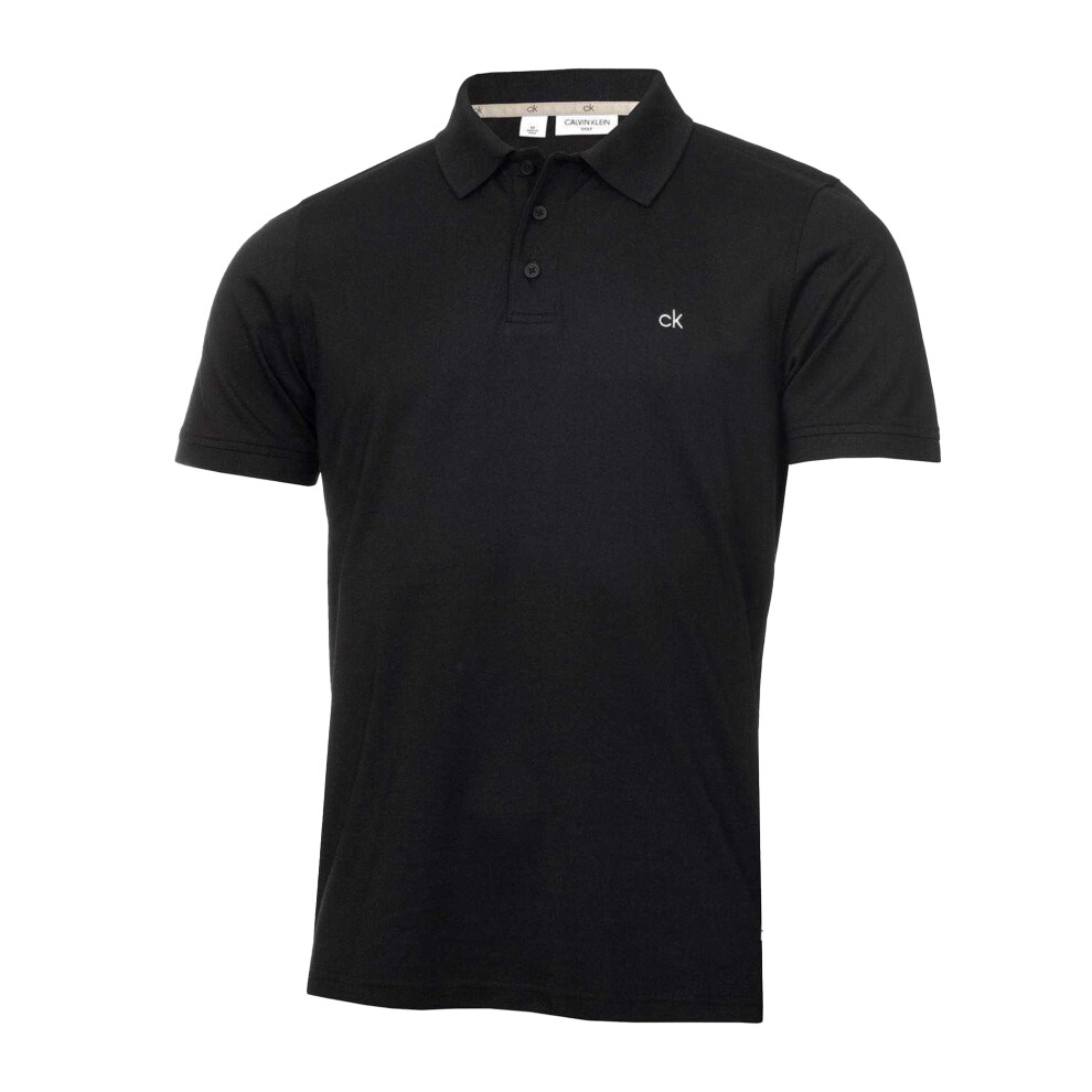 Calvin Klein (Xxl, ) Mens Golf Polo Shirt Black