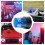 2Pcs Rotating Strobe Light, 360 Degree Rotating Light, Disco Bar Party Decorative Light 5