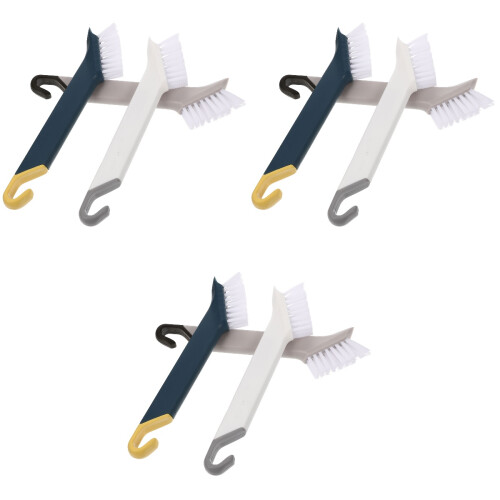 Set Of 3 Multi Function Cleaning Brush Brushes Small Spaces Sink For 1