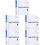 5Rouleaux Sticker Tableau Autocollant Pour Maison Surface Lisse 5
