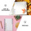 8Rouleaux De Rubans Strass Acryliques Multicolores Adhésifs Pour DIY 6