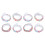 8Rouleaux De Rubans Strass Acryliques Multicolores Adhésifs Pour DIY 10
