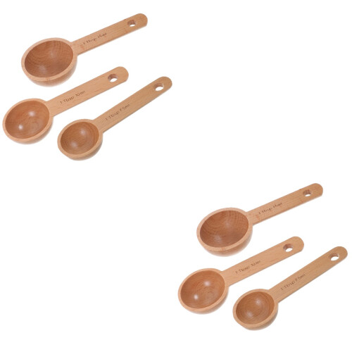 6 Pcs Household Coffee Scoop Measuring Bean Multi-Function 1