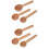 6 Pcs Household Coffee Scoop Measuring Bean Multi-Function 3