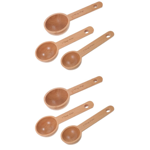 6 Pcs Household Coffee Scoop Measuring Bean Multi-Function 2