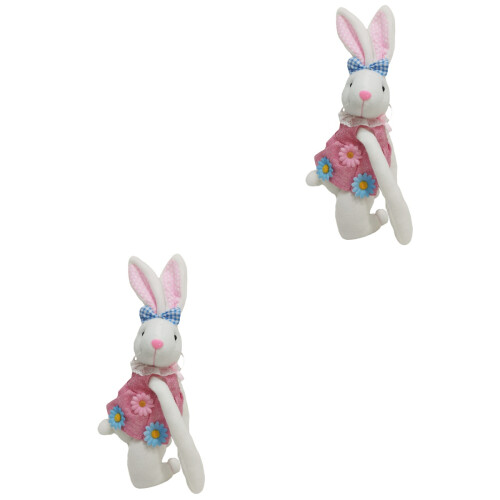 2Pièces Accroche Rideaux En Peluche Rose Pour Fixation Élégante 2