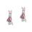 2Pièces Accroche Rideaux En Peluche Rose Pour Fixation Élégante 4