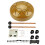 1Ensemble Tambour Ethéré Métal Instrument Portable Mains 7