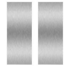 2X 10 Inch Stainless Steel Cake Scraper Large Stripe Smoother Scraper Cake Decorating Comb Cake Scraper
