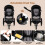 Costway Jogging Stroller Foldable Jogger with Adjustable Canopy For 0-48 Months 7