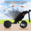 Costway Jogging Stroller Foldable Jogger with Adjustable Canopy For 0-48 Months 5