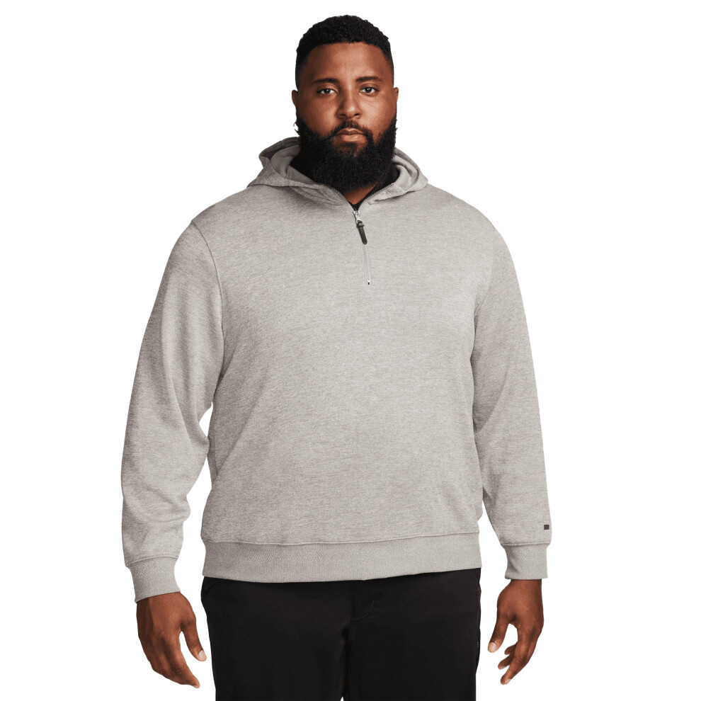 Nike (Xxl, White/Dust/Brushed ) Mens Dri-Fit Golf Hoodie Silver